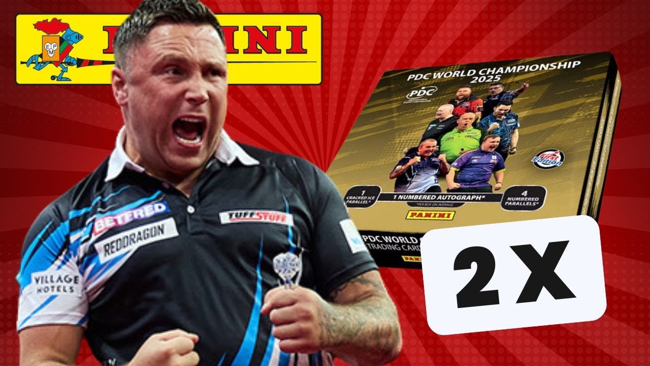 ICH öffne 2 PANINI DARTS WM 2025 BOXEN 🎯 Schöne Autogramme! 😱🔥