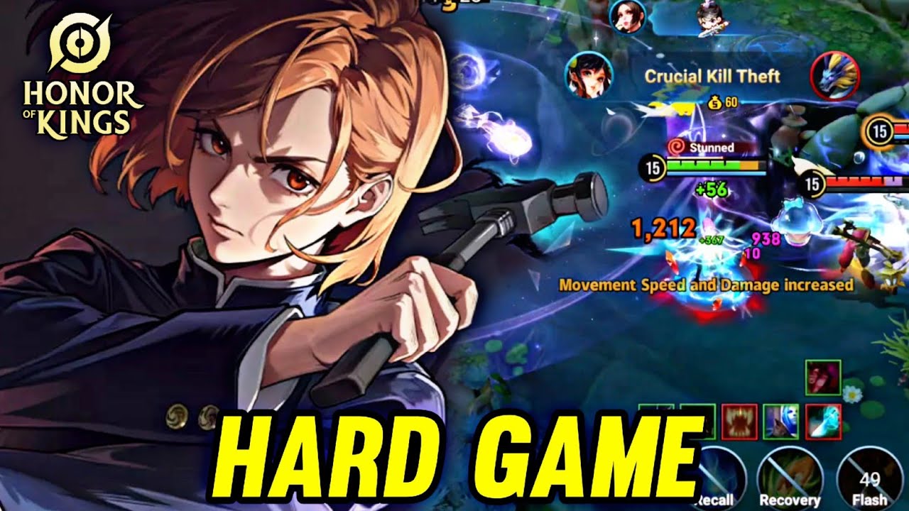 HOK : LADY SUN GAMEPLAY | HARD GAME - HONOR OF KINGS