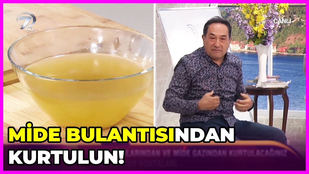 Mide Bulantısını Gidermenin Yolları? - Dr. Feridun Kunak | 25 Nisan 2019