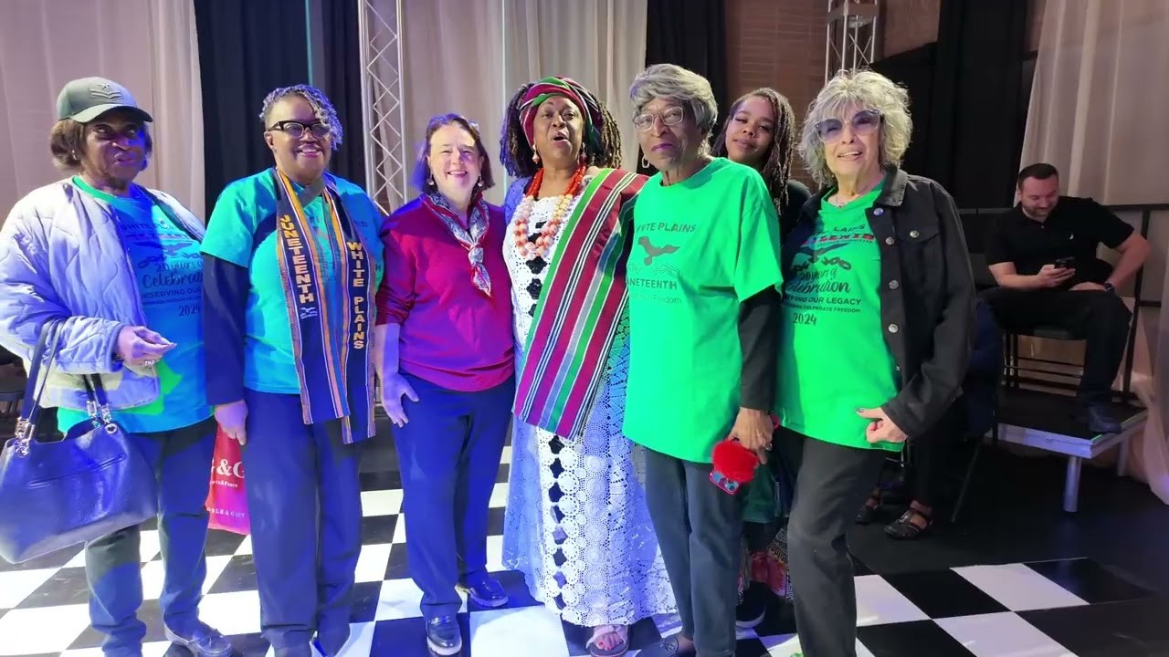 Celebrating Juneteenth at Bethany Arts Center in Ossining, NY.