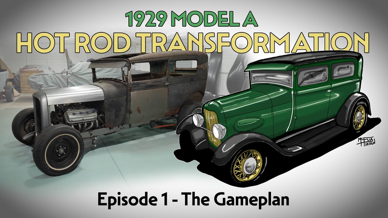 “The Golden A” 1929 Ford Model A Hot Rod Transformation: Episode 1, The Gameplan