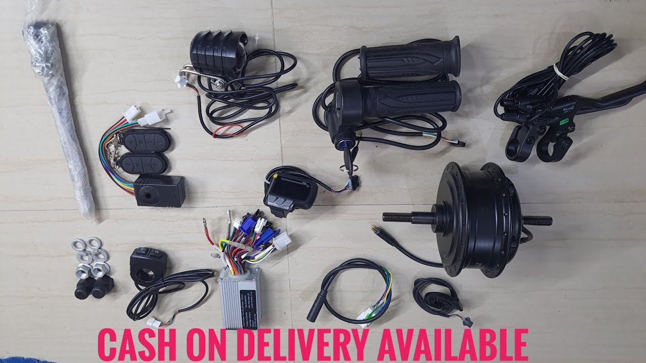 60+km/h speed electric cycle kit full review. Cash on delivery available 