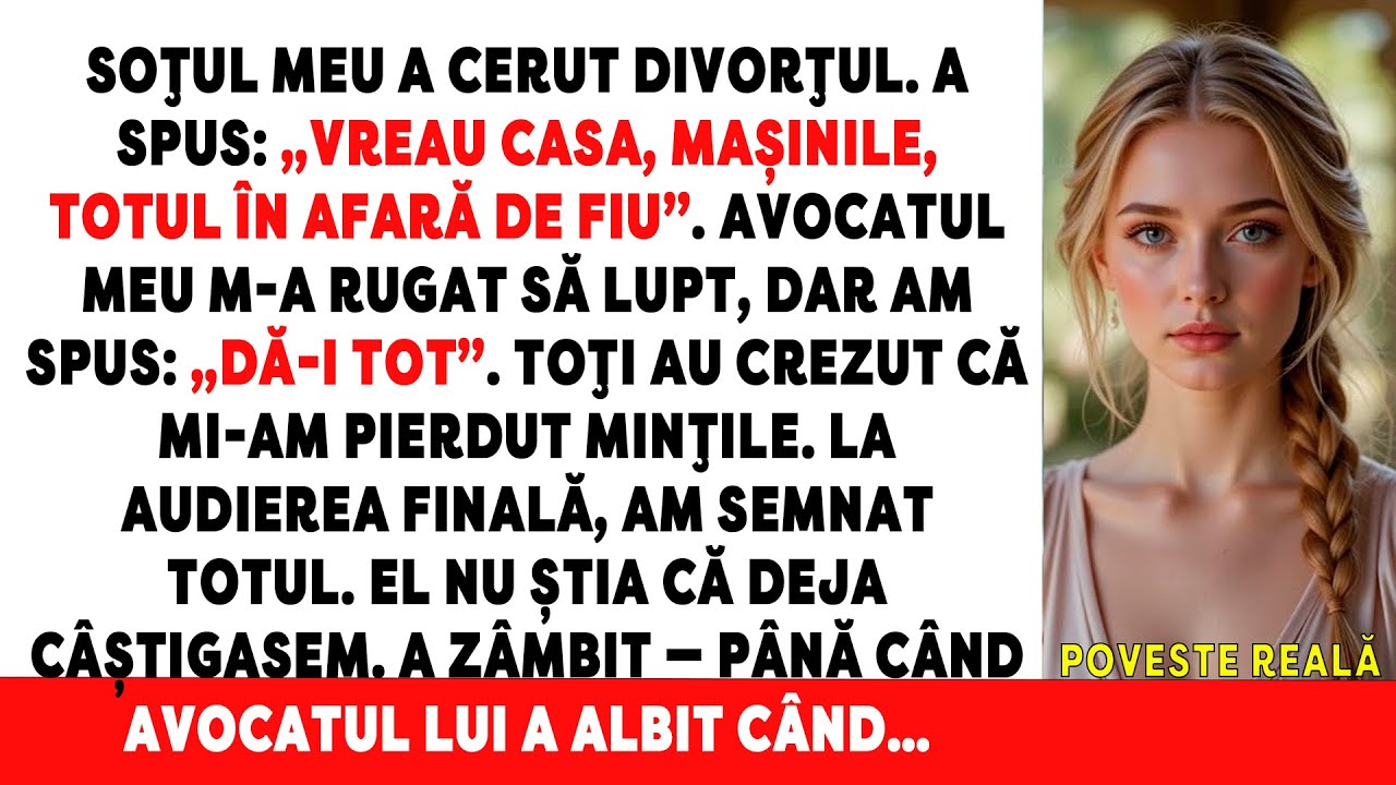 SOȚUL MEU A LUAT TOTUL LA DIVORȚ — NU AVEA IDEE CE LUA DE FAPT ȘI ACUM PLĂTEȘTE PREȚUL