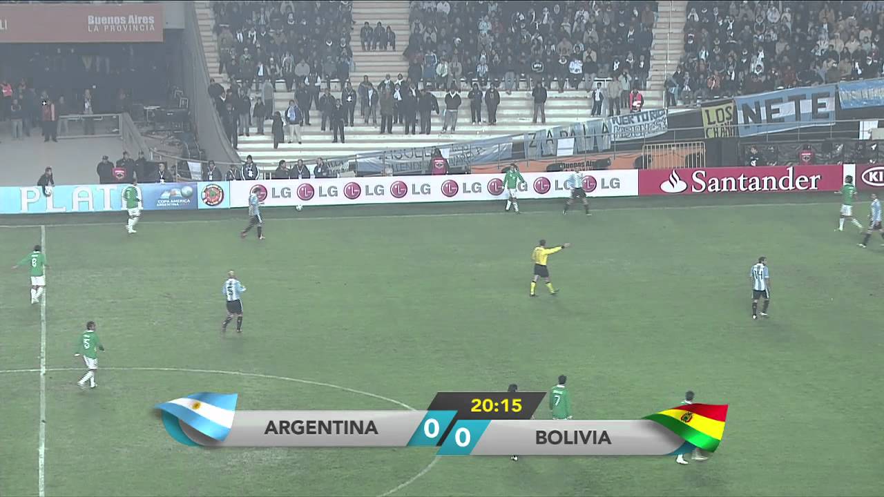 Primer Tiempo - Argentina x Bolivia - Copa América 2011