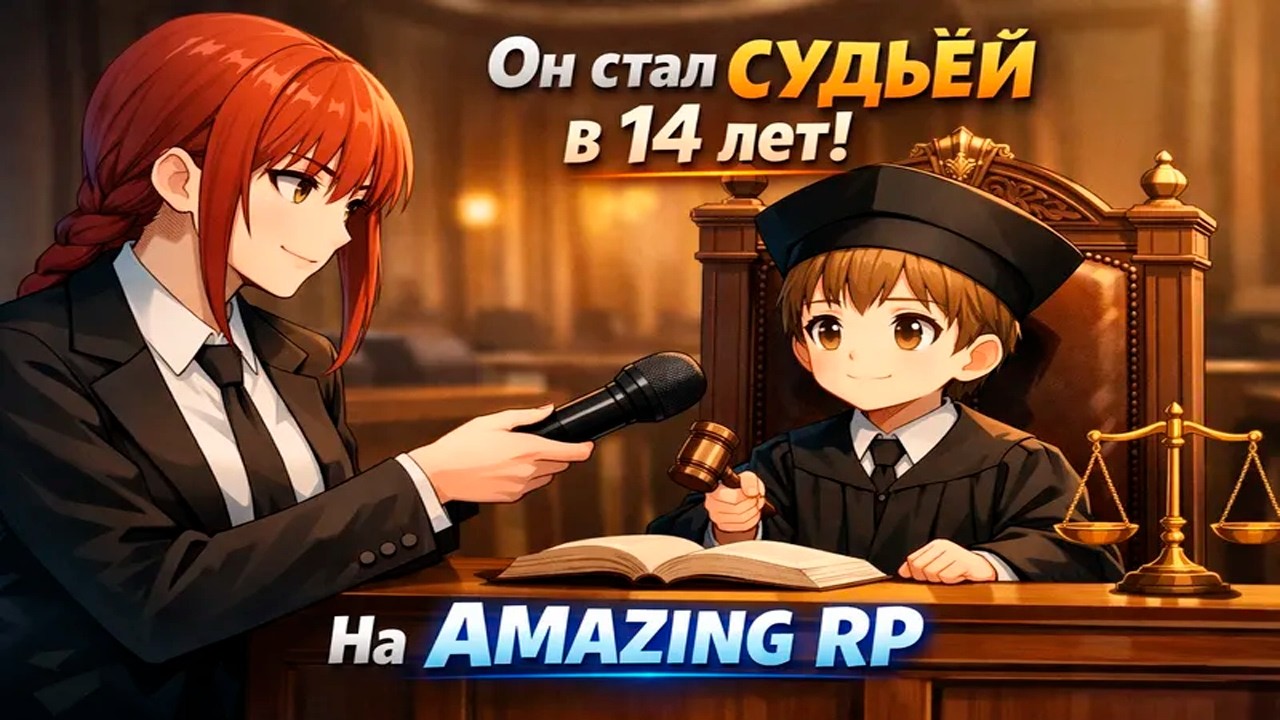Он стал СУДЬЕЙ в 14 лет! на AMAZING RP