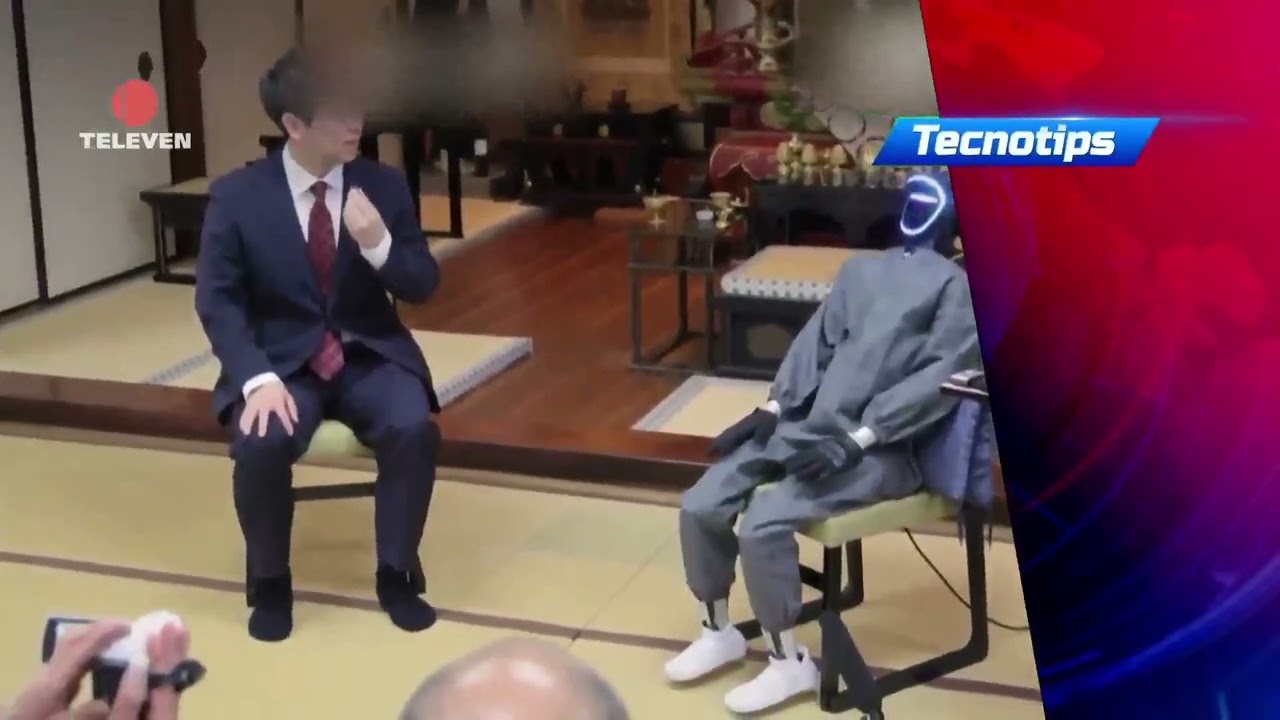 TecnoTips: Buddharoid, el robot monje de IA - El Noticiero primera emisi&oacute;n