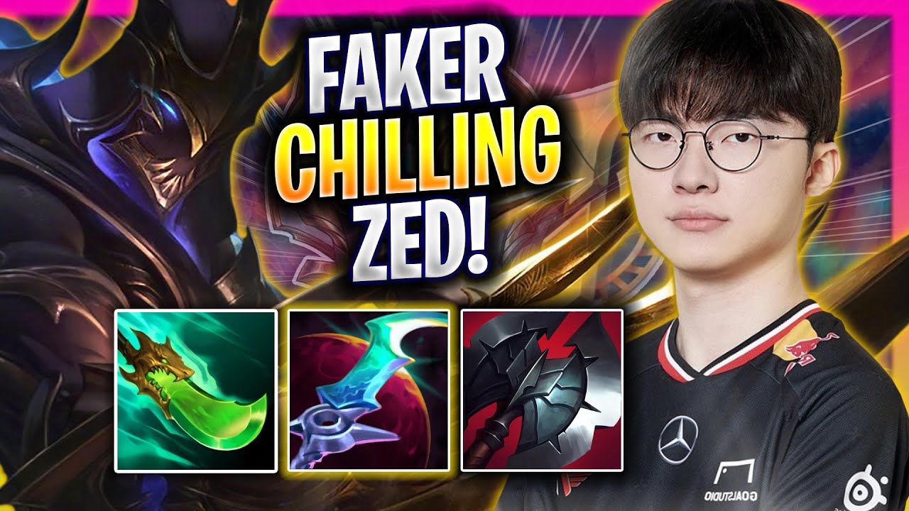FAKER CHILLING WITH ZED! - T1 Faker Plays Zed MID vs Qiyana! | Season 2025