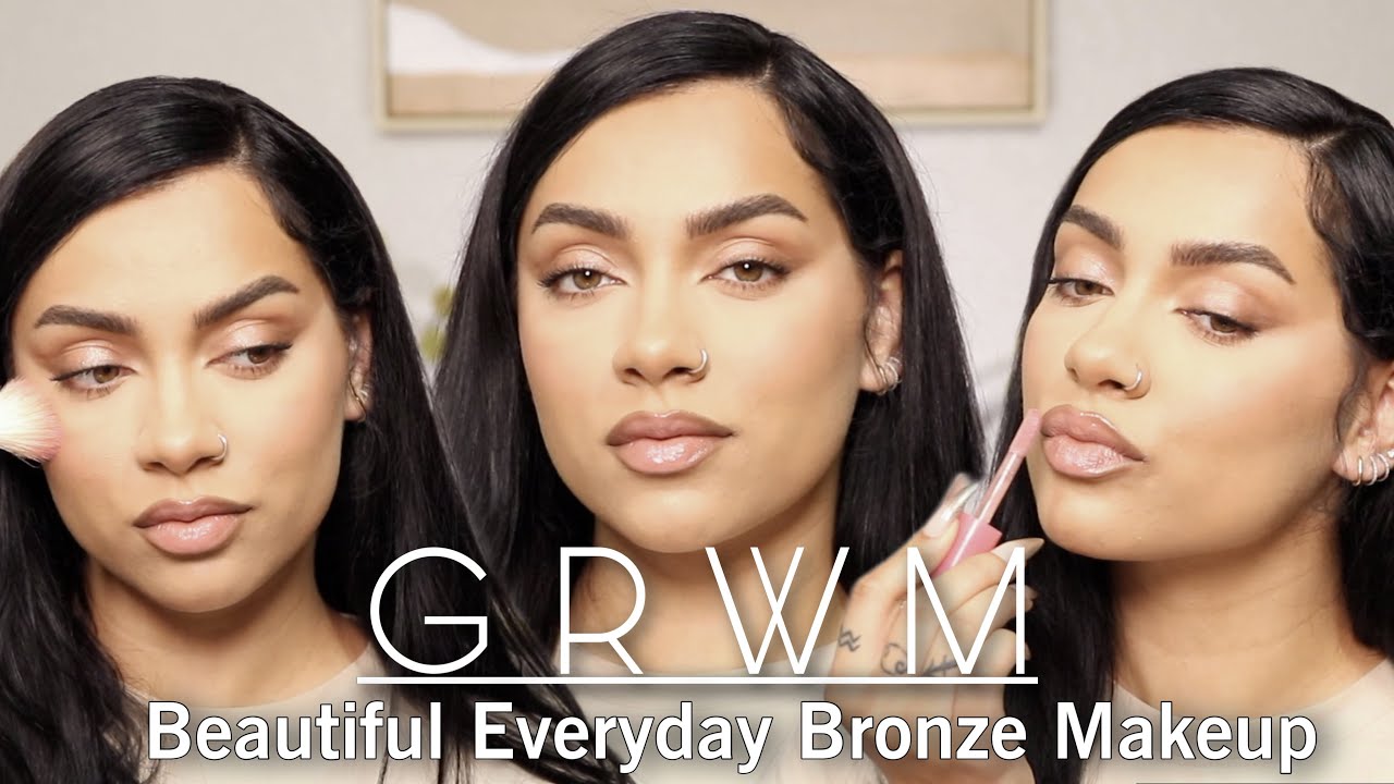 GRWM: PERFECT EVERDAY BRONZY MAKEUP | MYESHA POLNETT