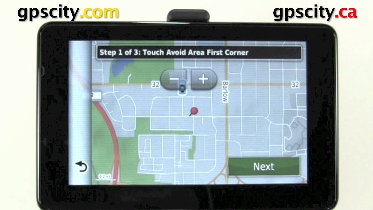 The Navigation Settings in the Garmin nuvi 3550 and nuvi 3590 with GPS City
