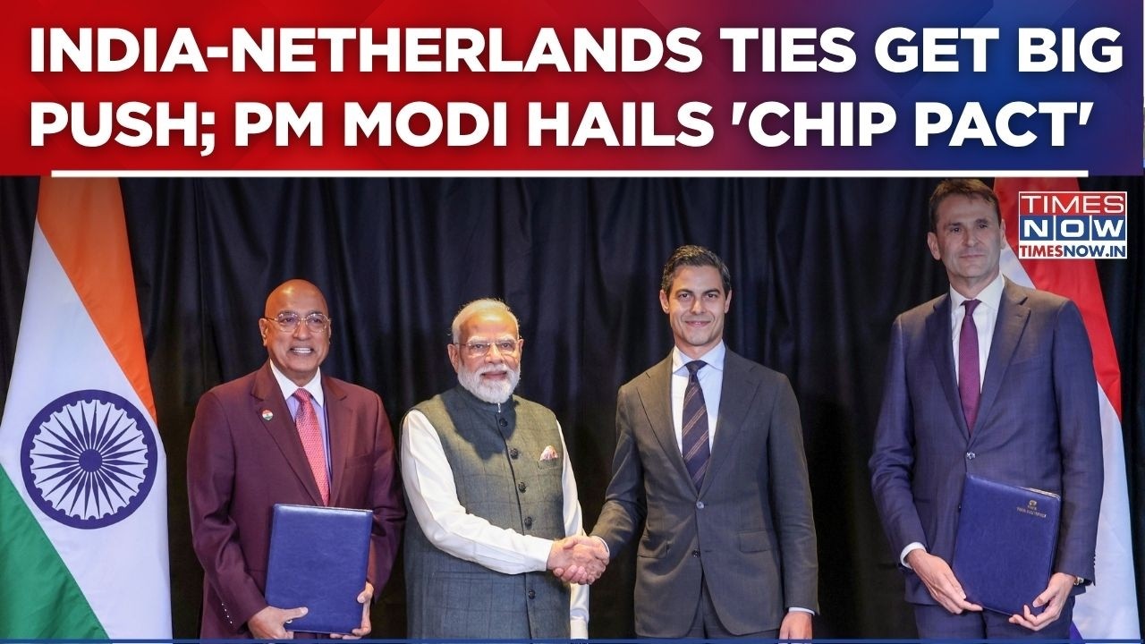 India-Netherlands Deepen Ties: PM Modi Hails 'Semiconductor' Pact; Futuristic Push | WATCH