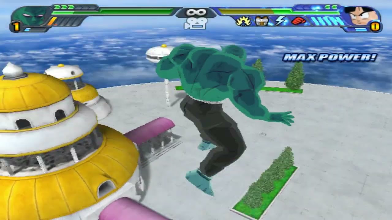 Dragon Ball Z Budokai Tenkaichi 3: Garlic Jr. vs. Kid Gohan (Red Potara)