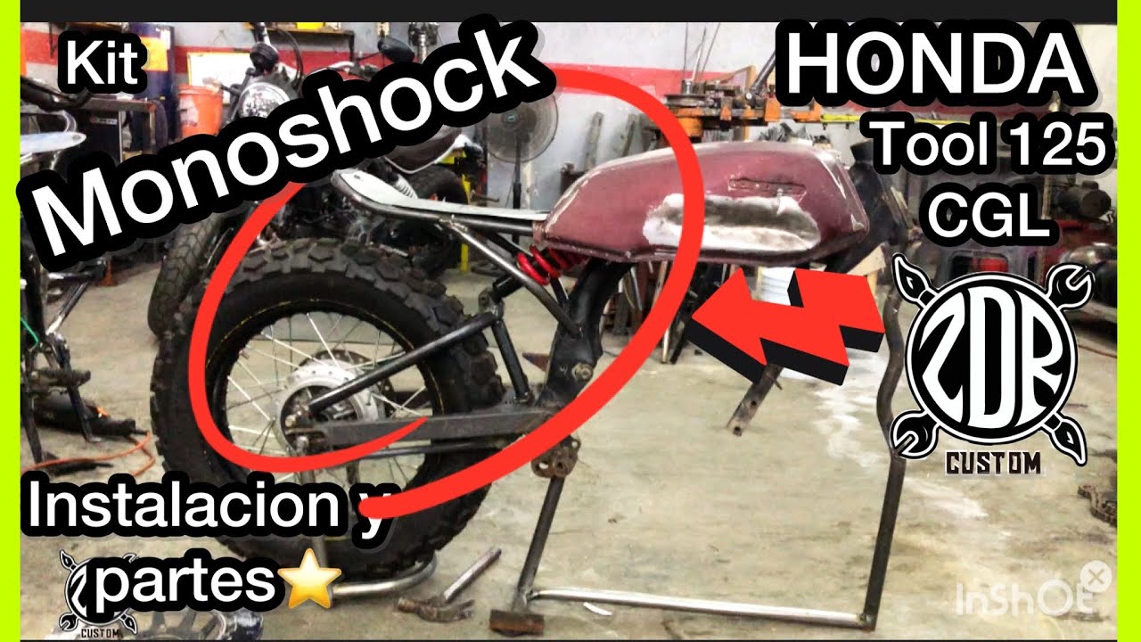 ⭐️Modificacion MONOSHOCK HONDA 125 tool ⚒ kit completo, tips consejos y precio🤩