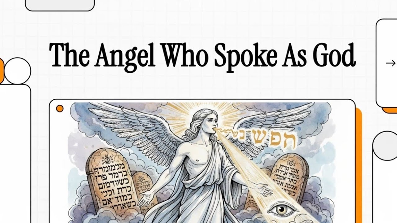 The Angel Who spoke as God, and acted as God