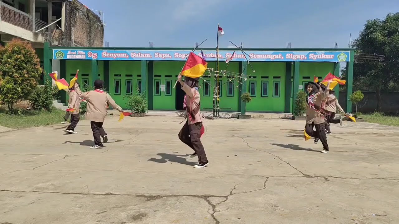 DANCE SEMAPHORE DEMO EKSKUL PRAMUKA MTs YATAMU PASAWAHAN 2025