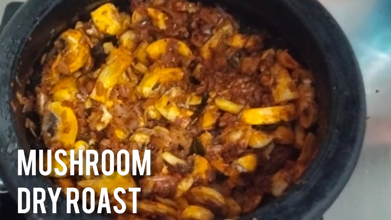 നോമ്പുകാർക്ക് ഒരു കിടിലൻ മഷ്റൂം റോസ്റ്റ്/mushroom dry roast/cooking 