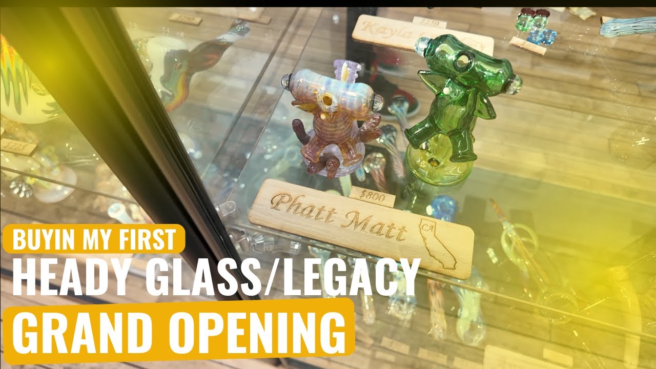 Покупка моего первого шедевра из стекла | Торжественное открытие магазина Legacy Glass