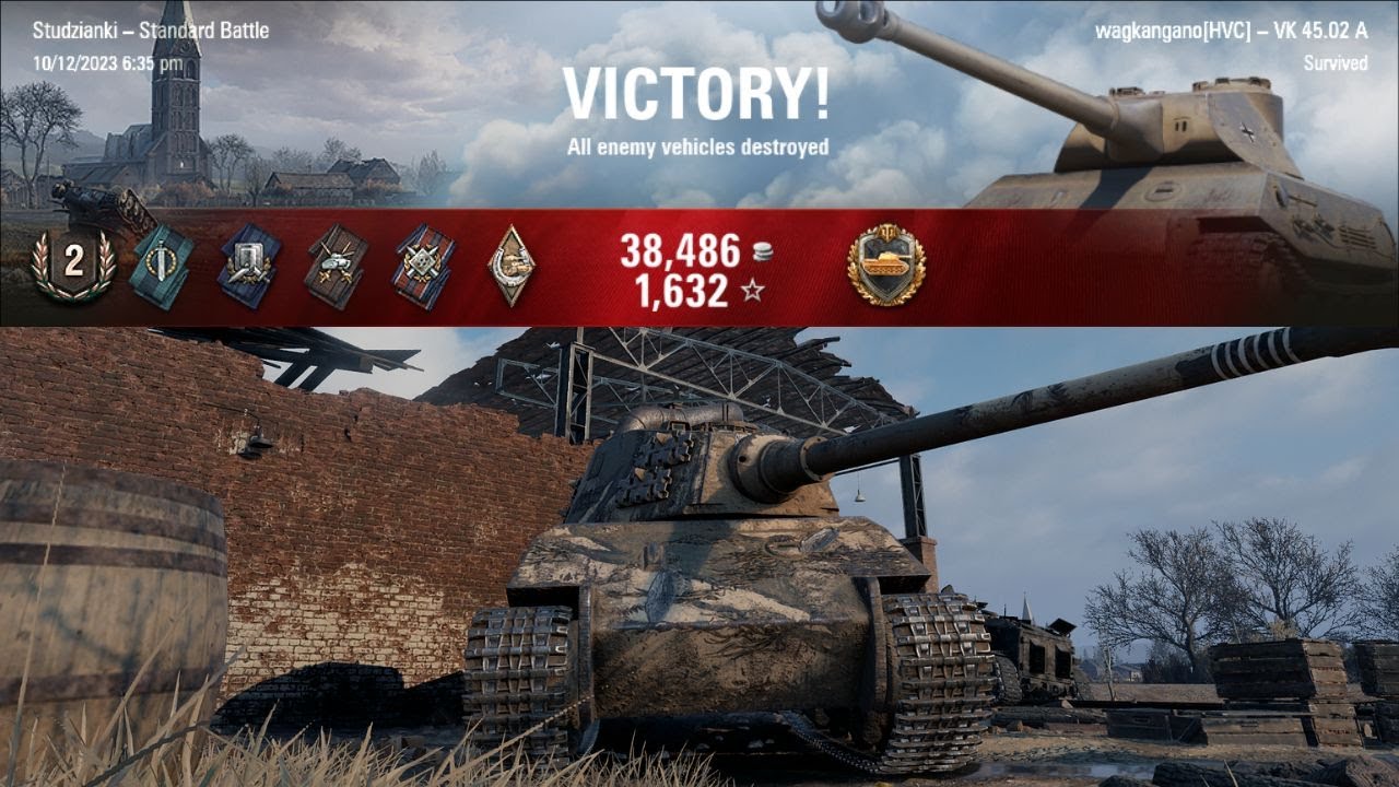 VK 45.02 (P) Ausf. A - 3.1K Damage 2.2K Blocked 4 Kills