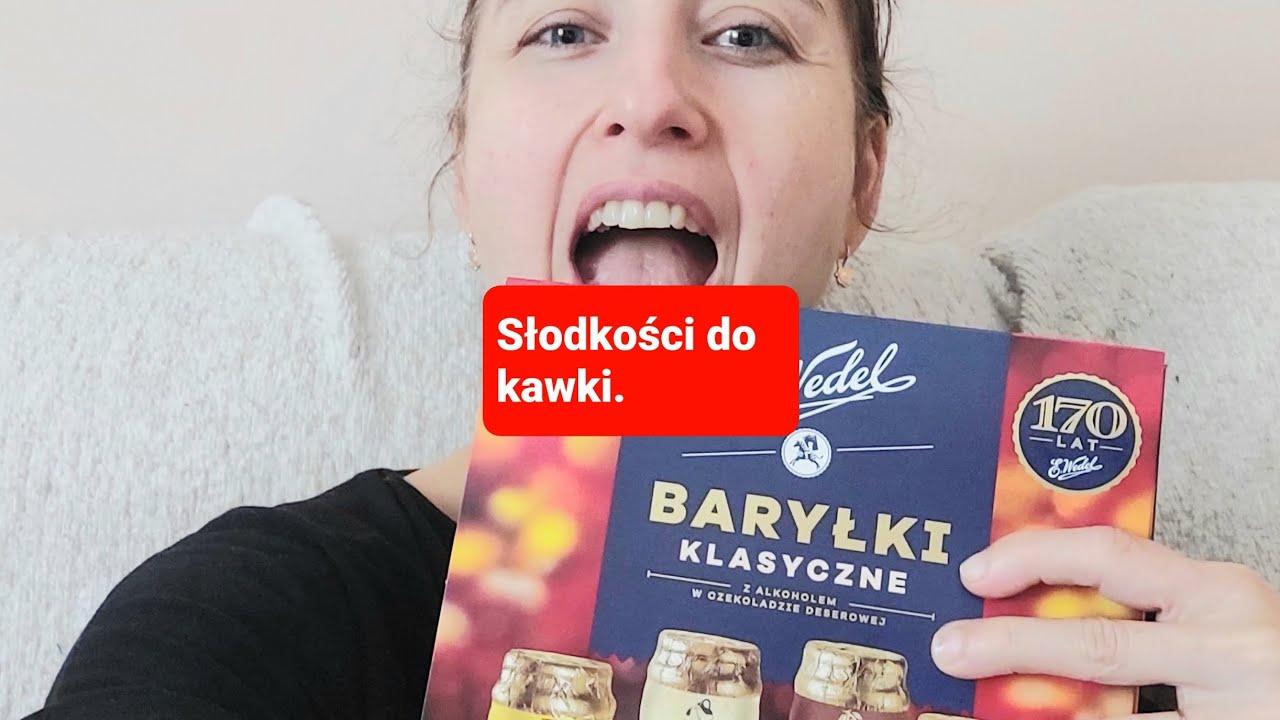 Słodkości do kawki. Baryłki z Wedla.