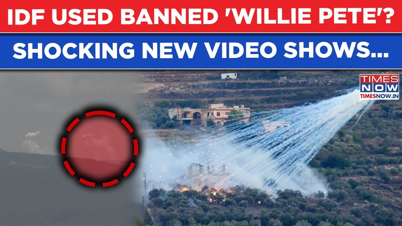 Iran War: Chilling Video Shows Israel Using White Phosphorus On Tyre? IDF Deploying Banned Weapons?