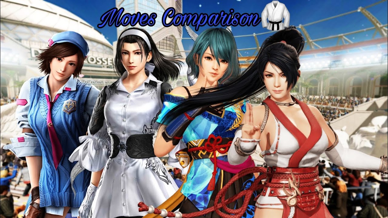 TEKKEN 8 CNT Asuka/Jun Moves vs Dead or Alive 6 Tamaki/Momiji Moves Comparison!