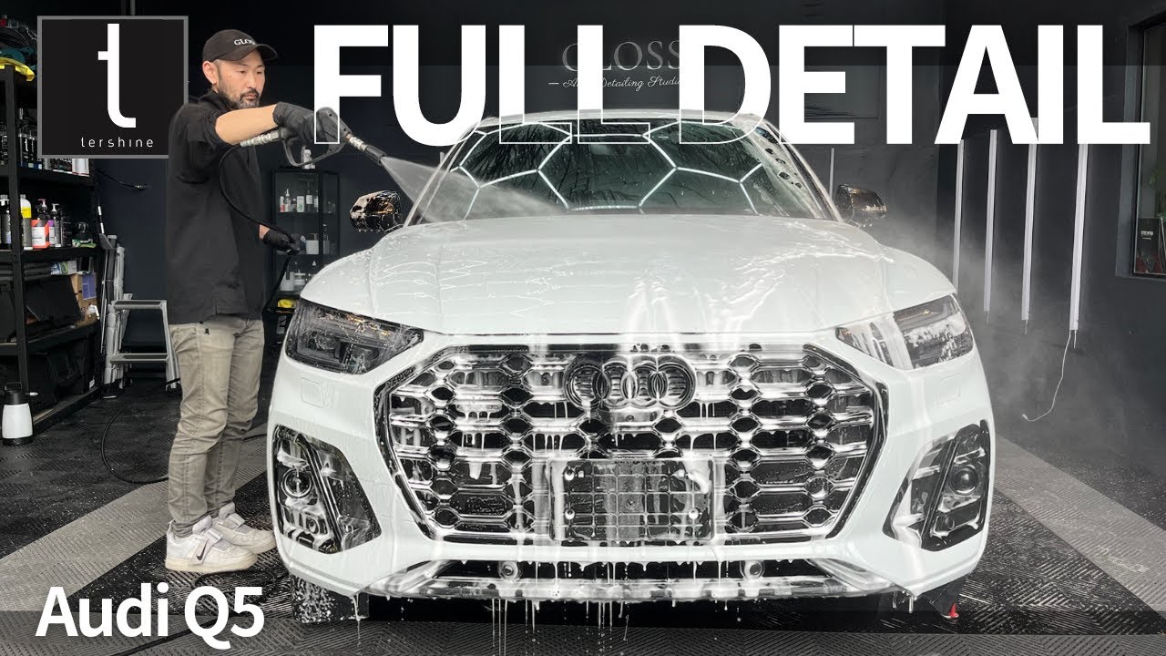 【アウディQ5】徹底洗浄とポリッシュで下地を整えツヤツヤコーティング｜Audi｜tershine｜COATING｜DETAILING｜CARWASH