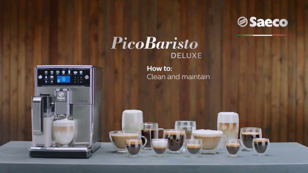 Saeco Picobaristo Deluxe - How to maintain the machine