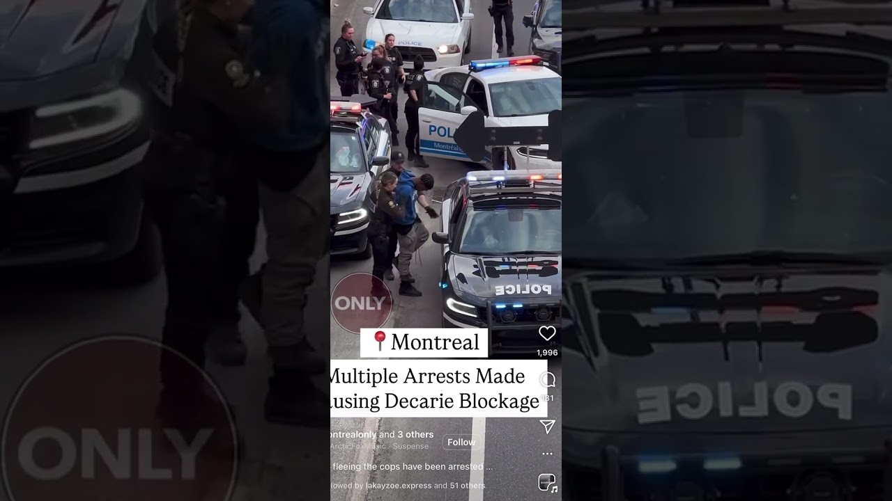 Montreal Police Chase Part 3