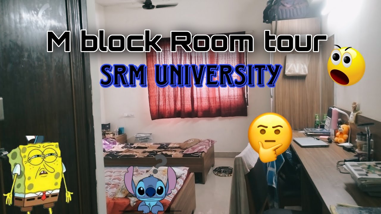 M block hostel Room tour SRM University ktr 