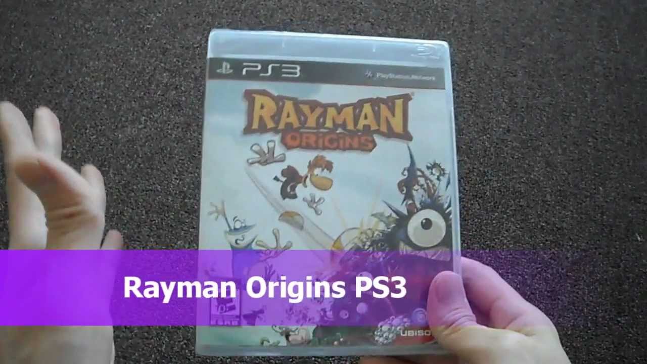 Unboxing Rayman Origins PS3 Sony Playstation 3 Ubisoft