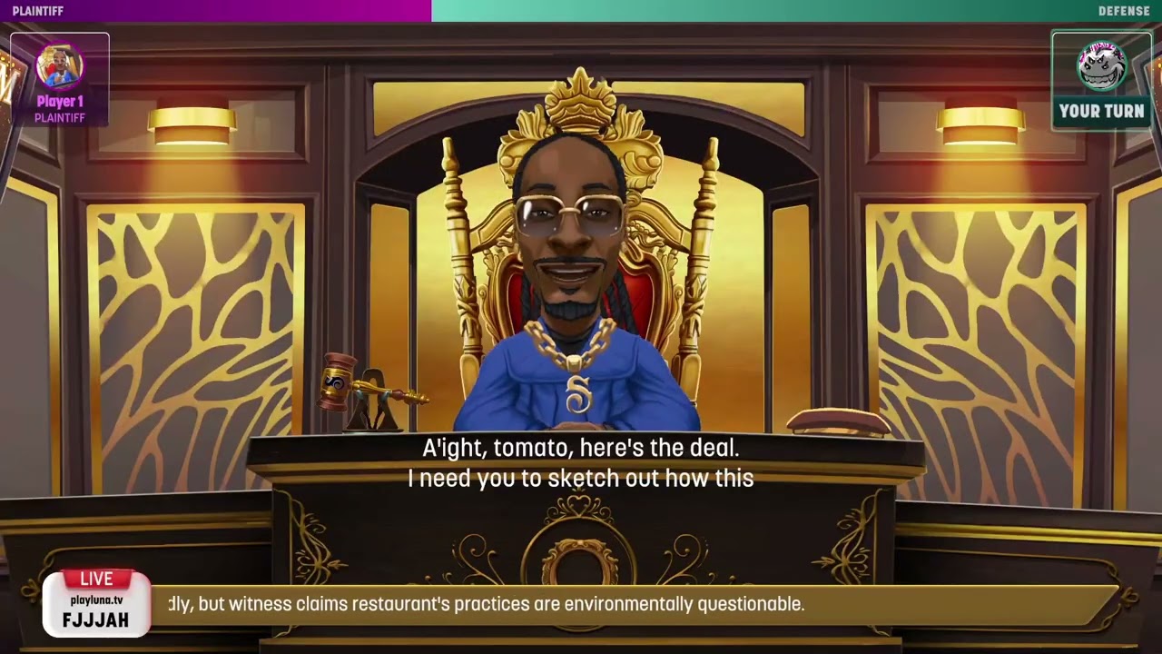 Courtroom Chaos: Starring Snoop Dogg 2025-11-03