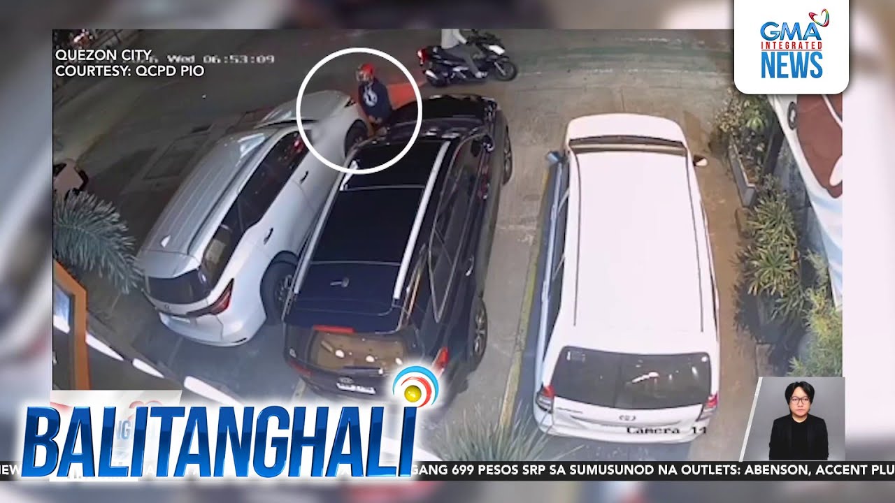 Bag at gamit na P75,000 ang halaga, natangay sa basag-kotse | Balitanghali