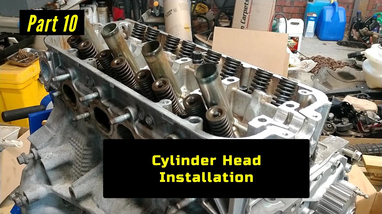 F23 Honda Accord Engine Rebuild Part 10: Cylinder Head Installation