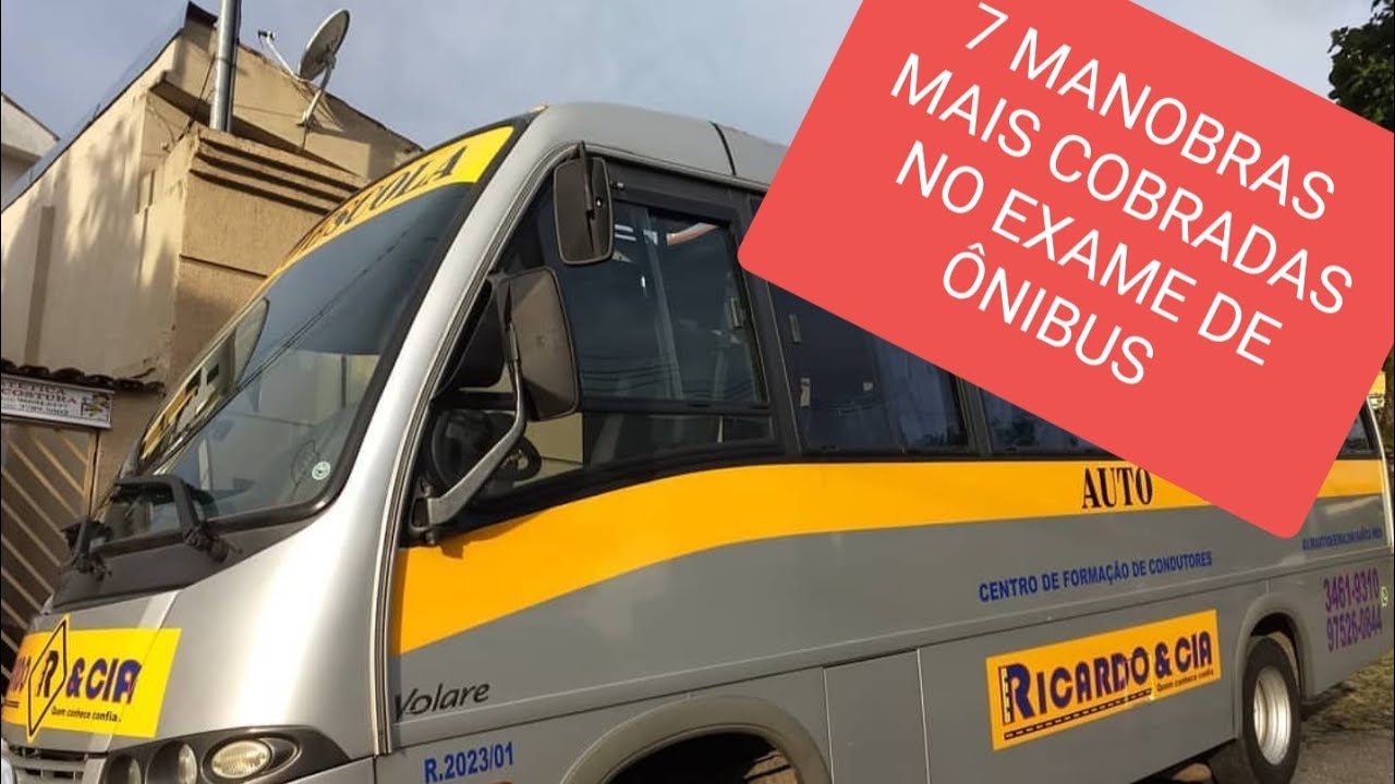 EXAME DE ÔNIBUS!CATEGORIA D, PASSO A PASSO