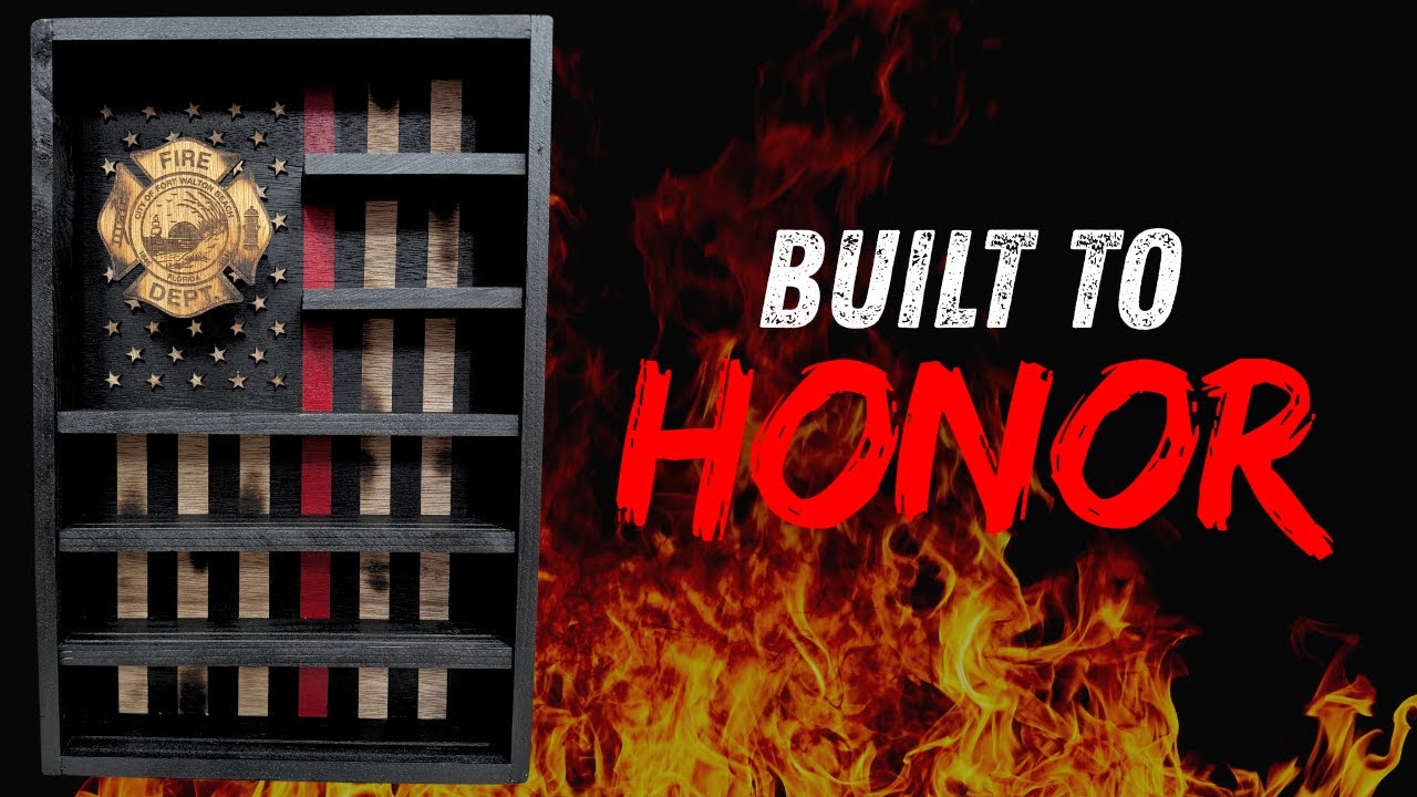 Building a Challenge Coin Holder to Help a Firefighter’s Family
