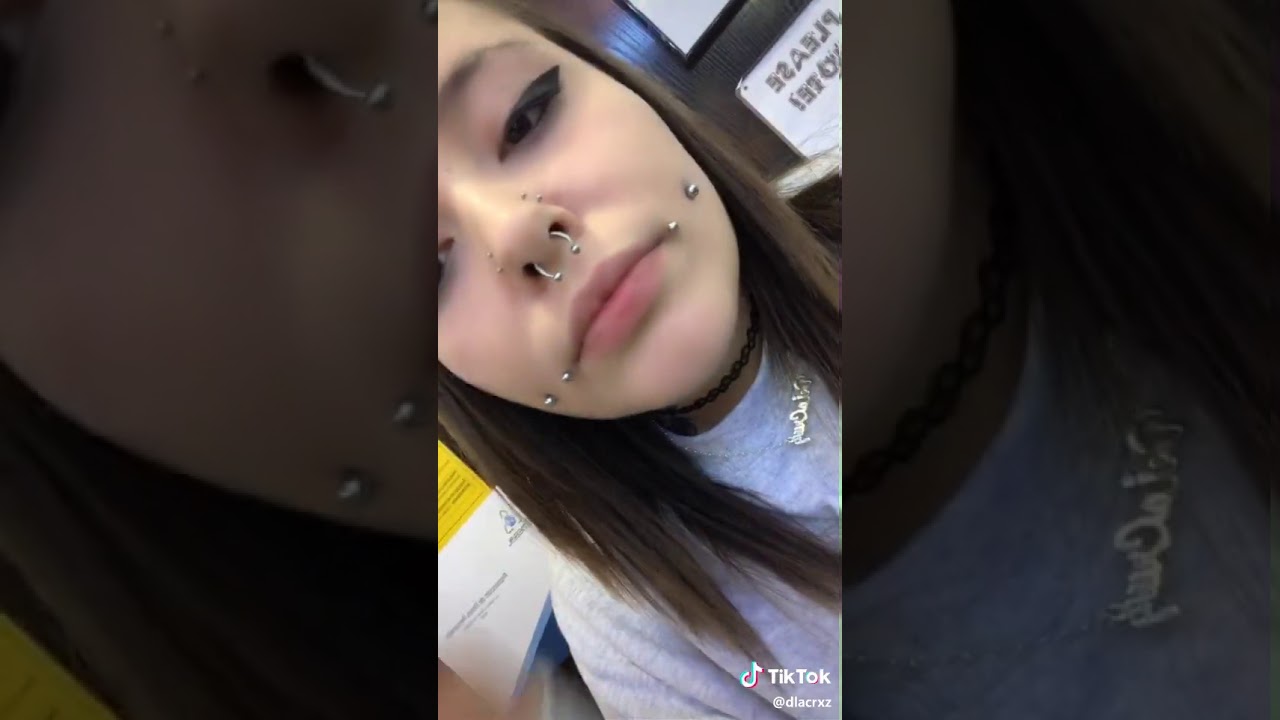 She has so many piercings