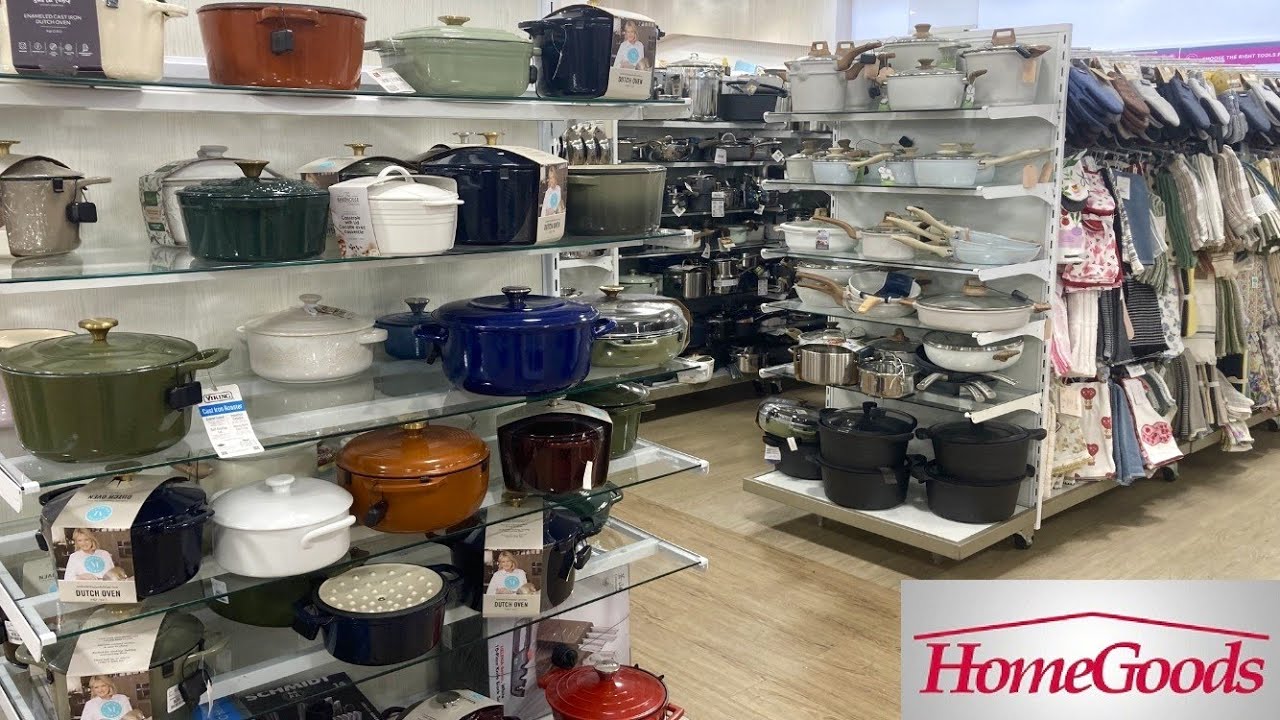 HOMEGOODS KITCHENWARE DINNERWARE PLATES COOKWARE POTS PANS SHOP WITH ME SHOPPING STORE WALK THROUGH