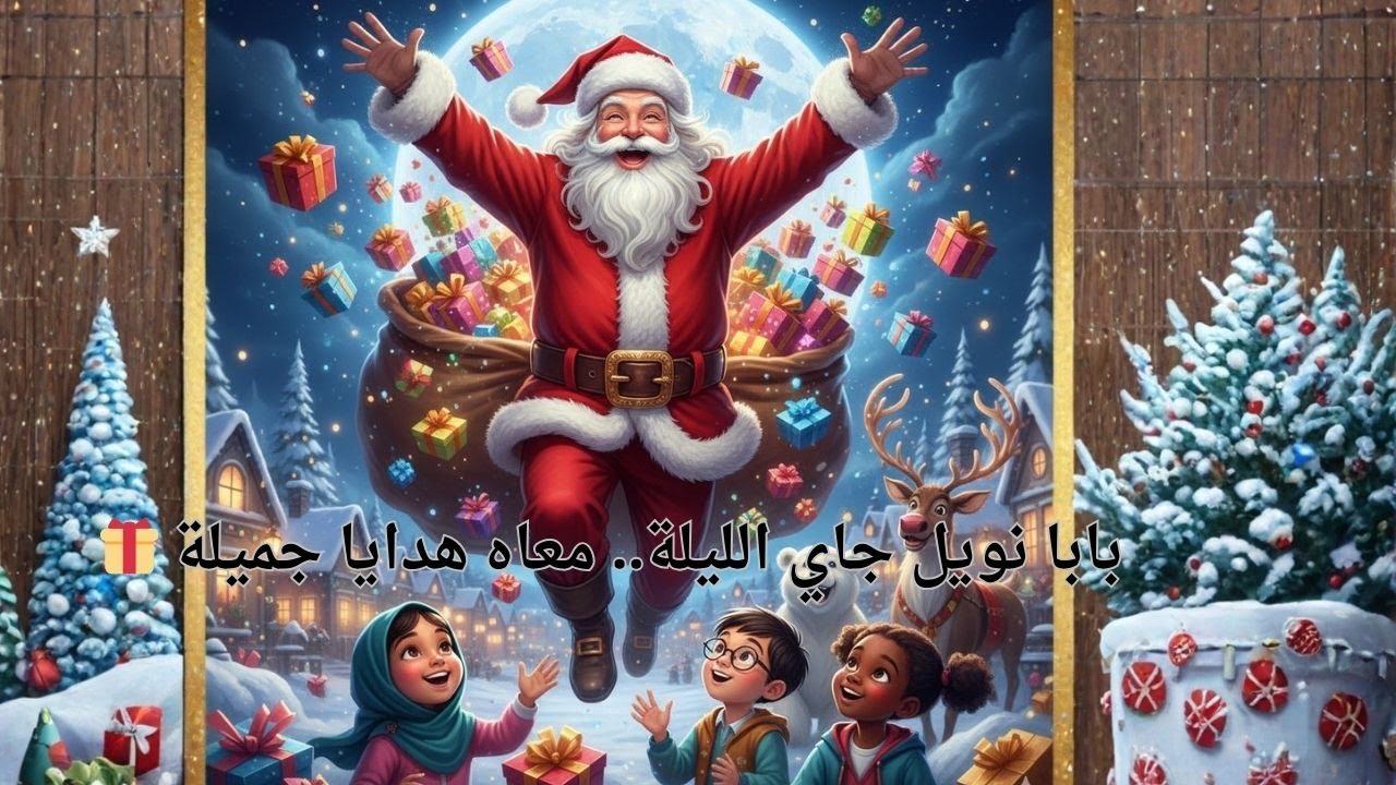 بابا نويل جاي الليلة!🎅أغنية الكريسماس الجديدة للأطفال 🎁 هدايا وسنة جديدة كلها أحلام✨ Merry Christmas