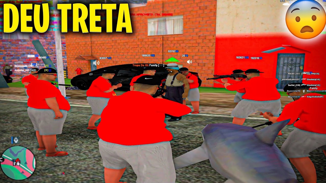 Nossa Primeira INVASÃO na FAVELA RIVAL - GTA SAMP MOBIL/PC