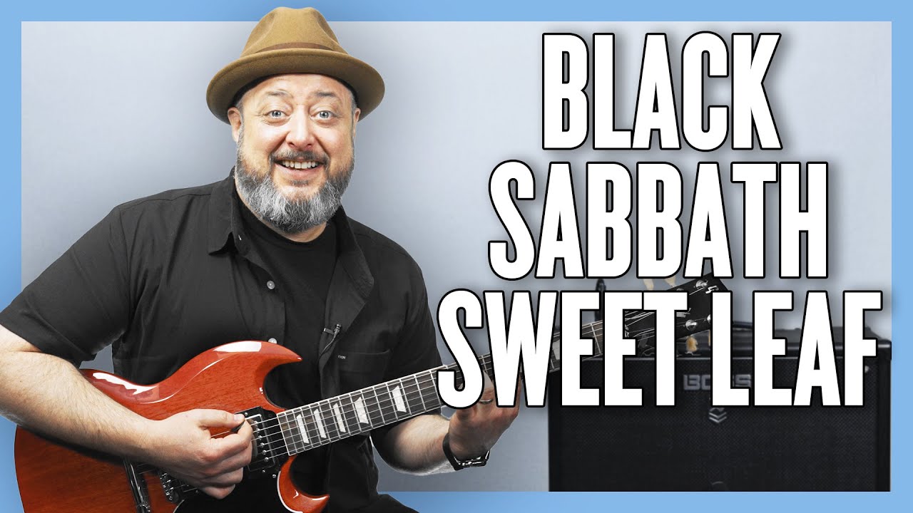 Урок игры на гитаре Black Sabbath Sweet Leaf + обучающее видео