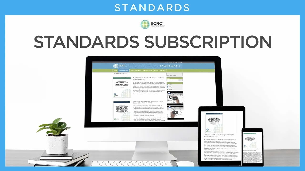 IICRC Standards Subscription Service
