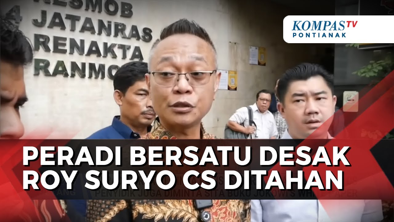 Polisi Didesak Peradi Bersatu Tahan Roy Suryo Cs dan Sita Buku Jokowi's White Paper