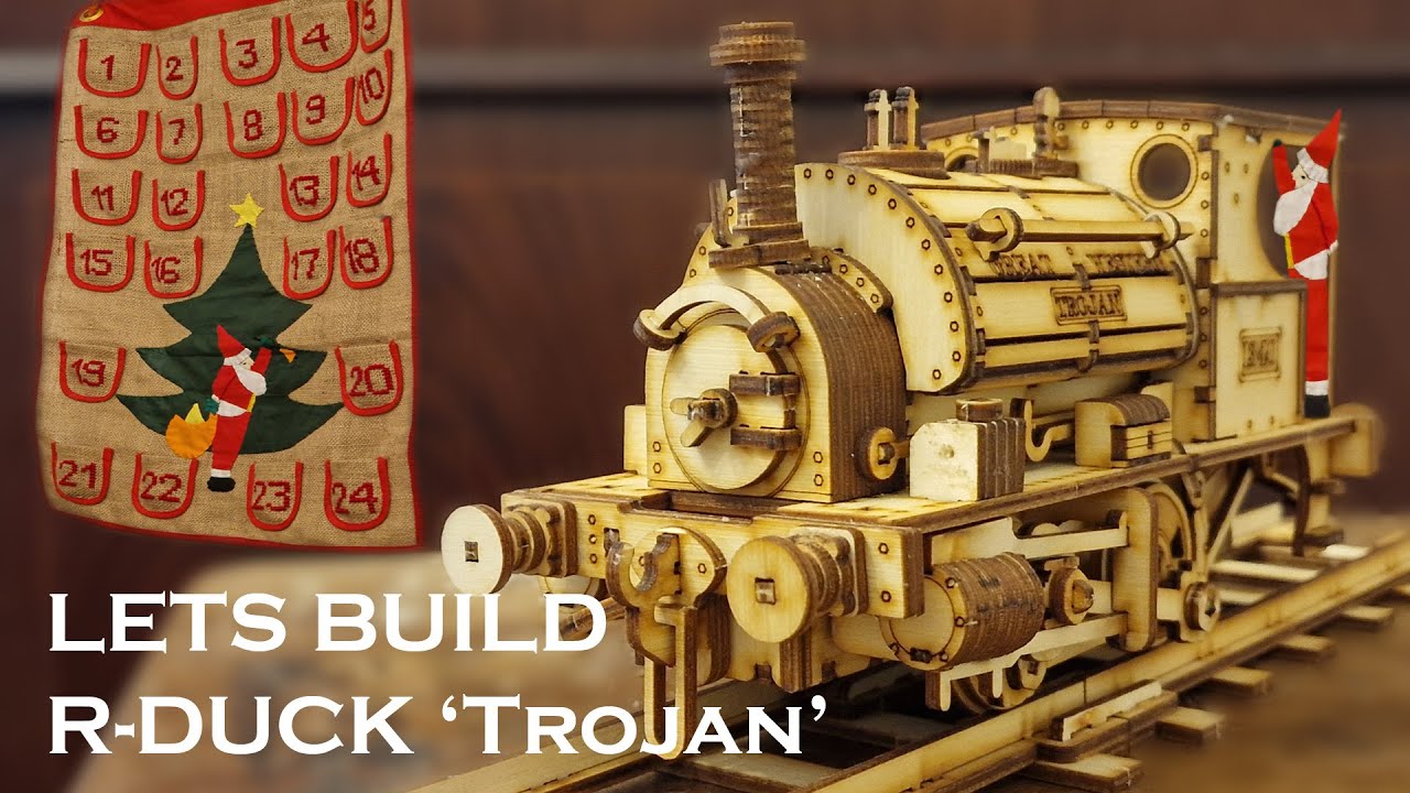 LET'S BUILD R-Duck Locomotive Works 'Trojan' - Xmas Advent Calendar