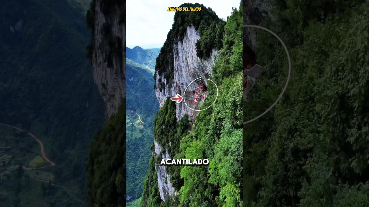 &iexcl;Una MISTERIOSA CASA EN MEDIO DE UN ACANTILDADO  en el sur de China!