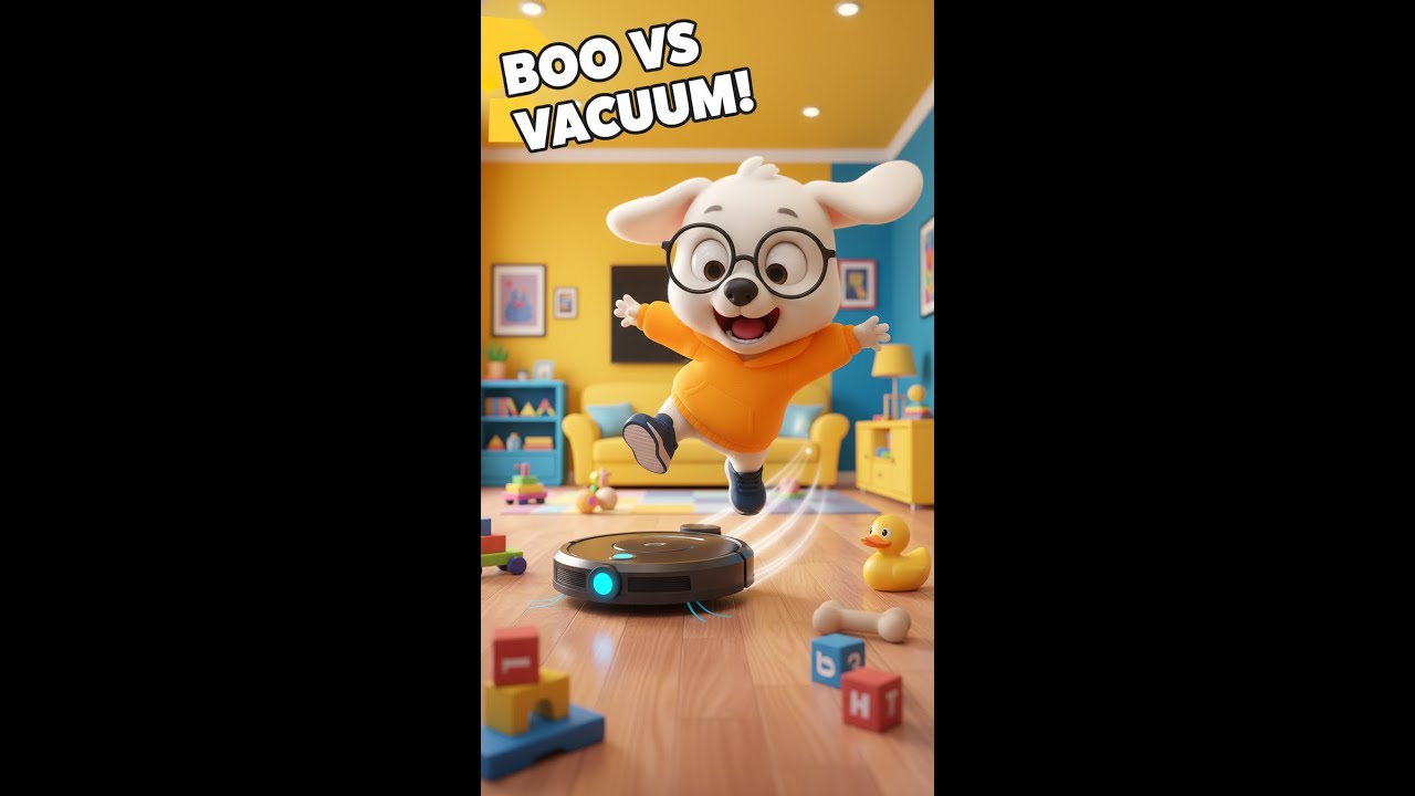Boo vs Robot Vacuum 🤖 | Funny Puppy 3D Animation | Episode 6