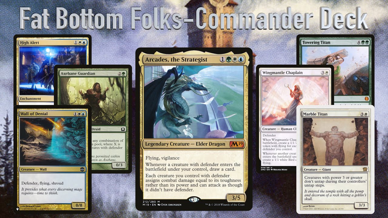 Fat Bottom Folks Defender Commander Deck