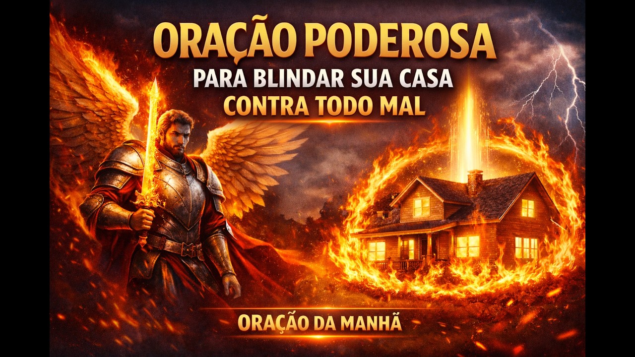 🙏🔥ORAÇÃO PODEROSA DA MANHÃ CANTADA,PARA BLINDAR SUA CASA CONTRA TODO MAL 🙏🔥
