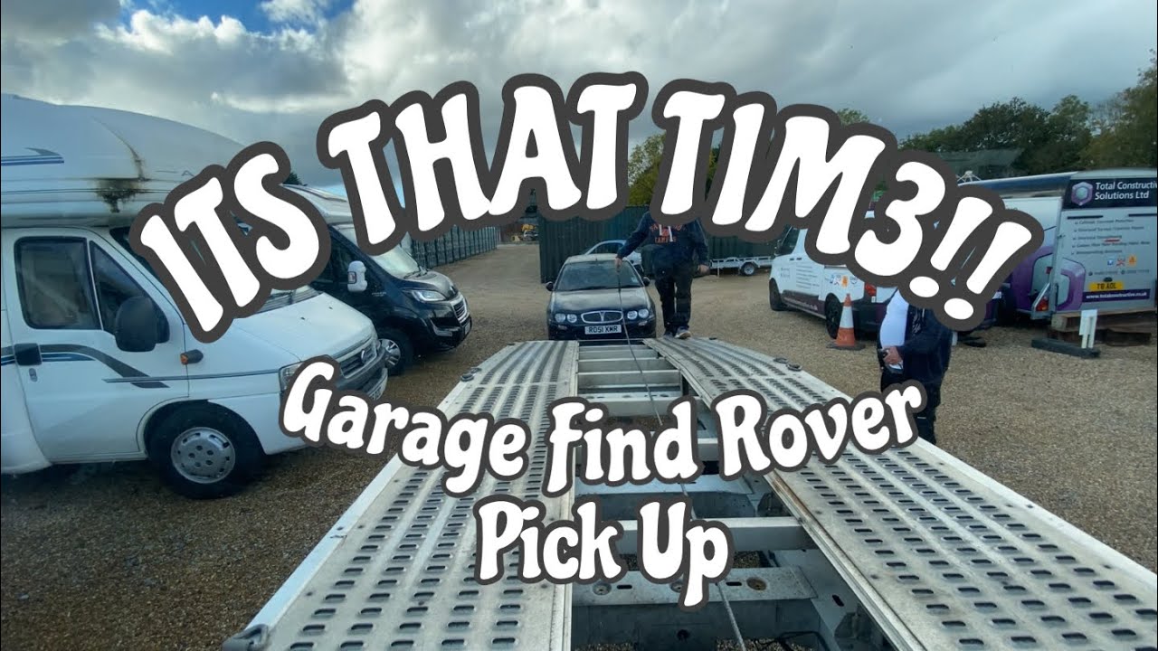 Time to pick up the Garage Find Rover 25 (1.1 litre yes 1.1)