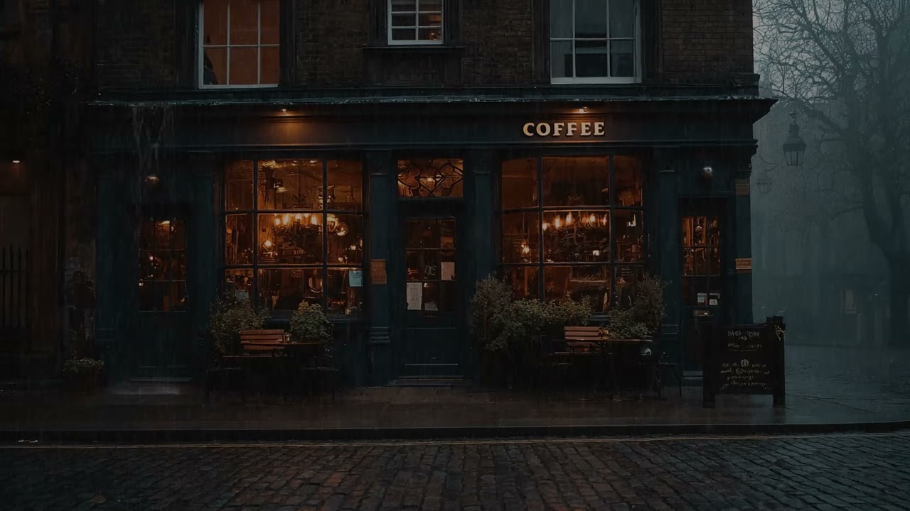Dark Academia Caf&eacute; Piano ☕ Cozy Coffee Shop Music for Writing and Deep Focus