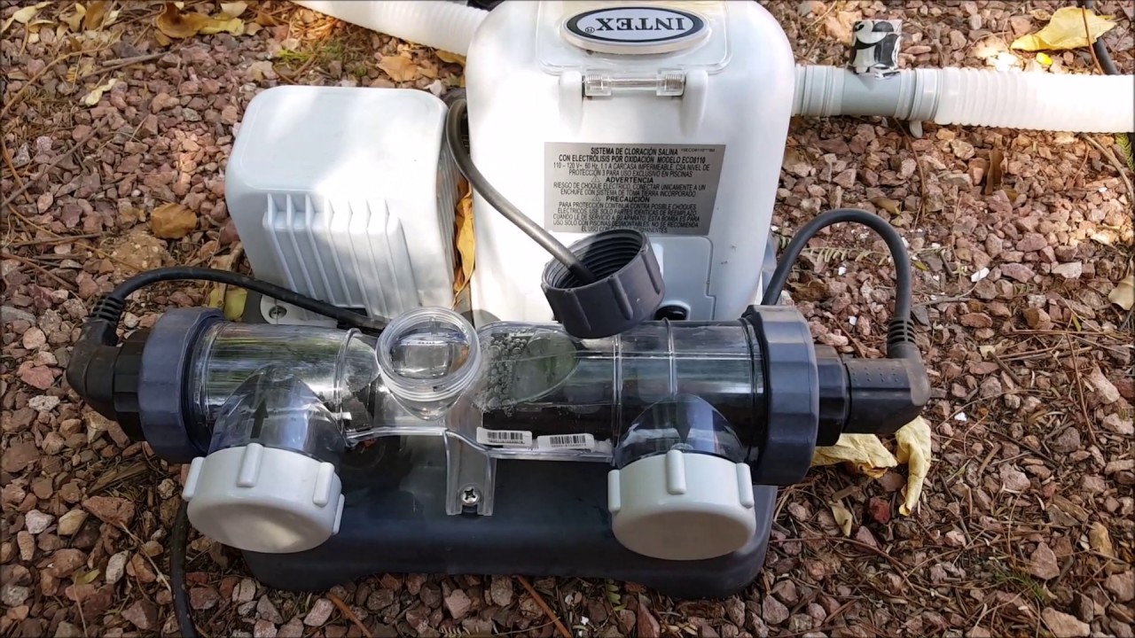 INTEX POOL - SALTWATER SYSTEM - CLEANING