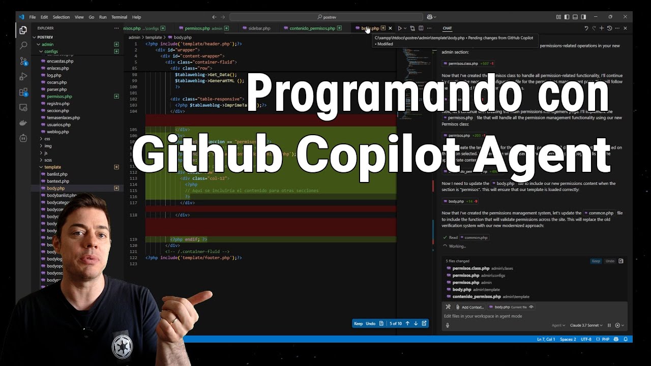 Programando con GitHub Copilot Agent